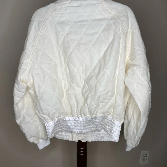 Haider Ackermann Diamond-quilted wool-twill bomber jacket, Size Medium - Picture 4 of 4